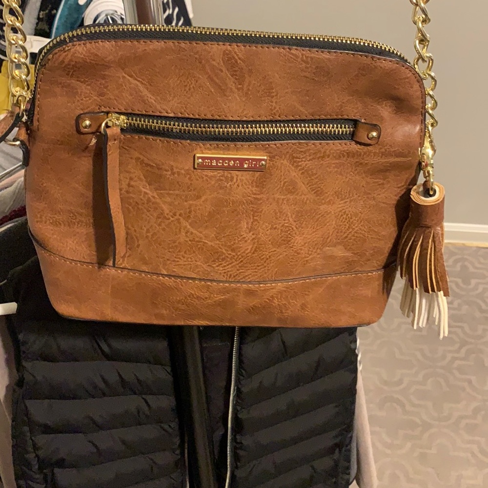 Madden Girl Vegan Leather brown purse